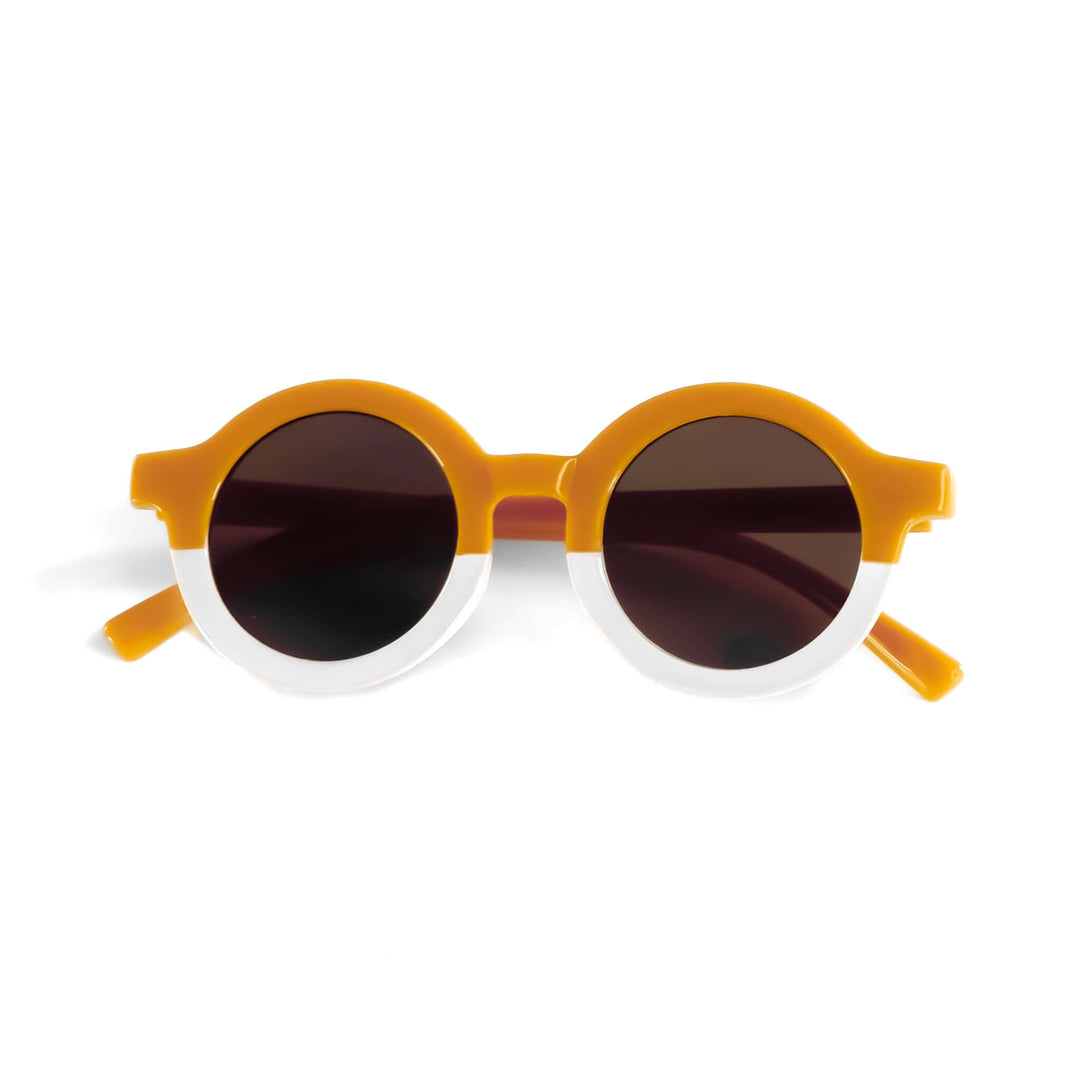 Peuter zonnebril- UV 400- Zon Geel/Kokos