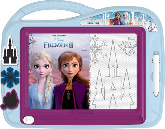 Frozen 2 magnetisch tekenbord, handige handgreep, inclusief 3 stempels, voor kinderen vanaf 4 jaar, €15,95.