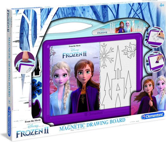 Frozen 2 magnetisch tekenbord, inclusief 3 stempels, voor kinderen vanaf 4 jaar, €15,95.