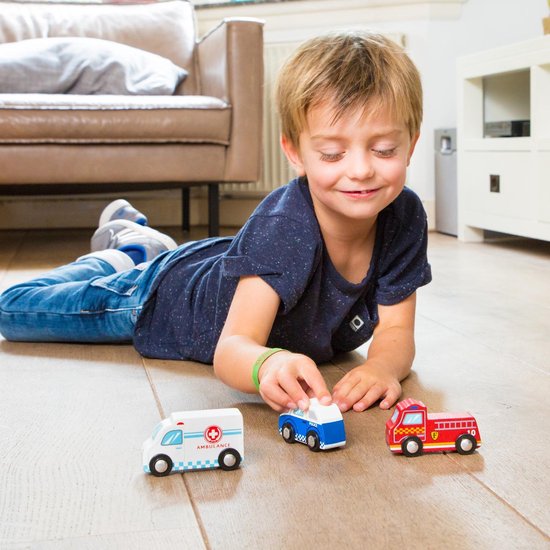 3 stuks mini voertuigen