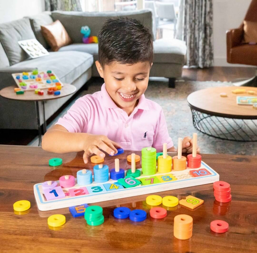 New Classic Toys, kleurrijk spel waarmee kinderen op een speelse manier leren tellen.